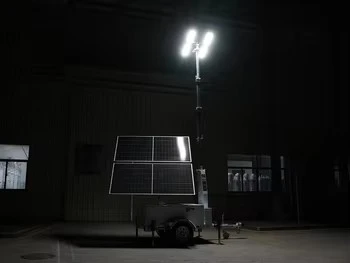 Mobile Solar Light Trailer For Outdoor Use suppliers