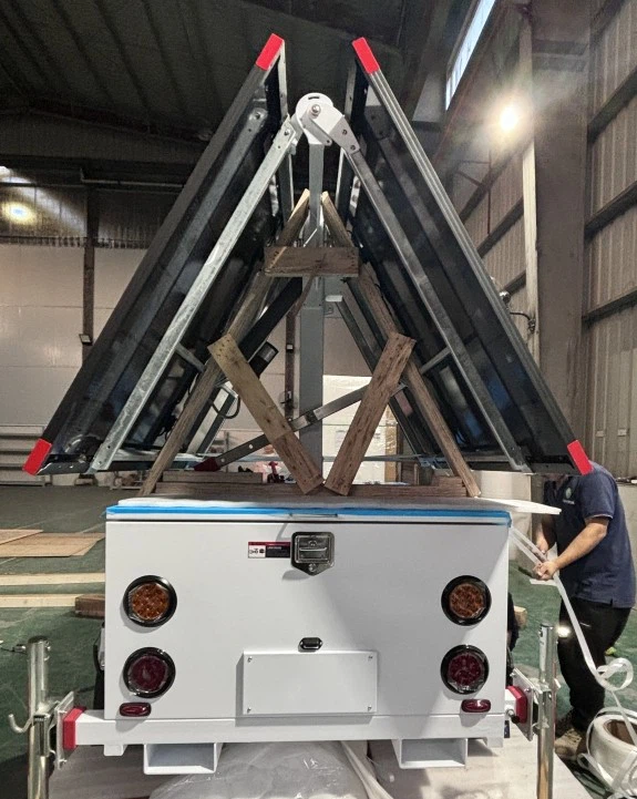 Skid Solar Surveillance Tower