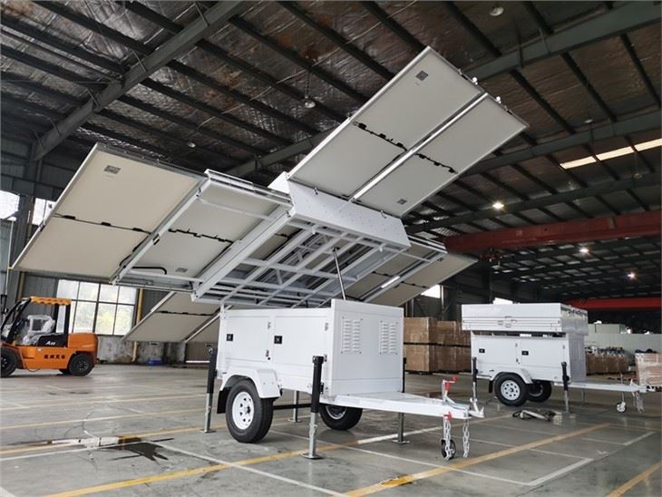 Back Up Generator With Mobile Trailer