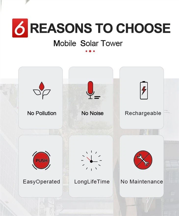 Mobile Solar Cctv Tower Off Grid System