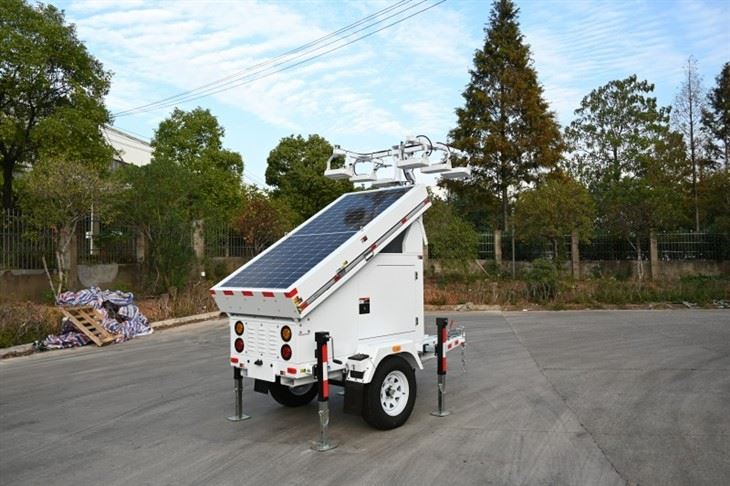 435W*3 Mobile Solar Light Tower